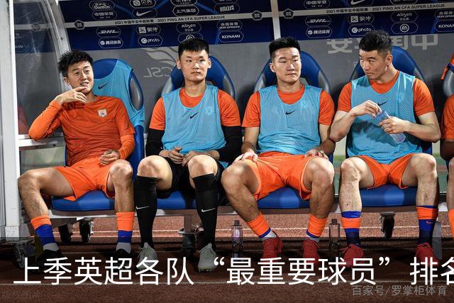 上季英超各队“最重要球员”排名出炉