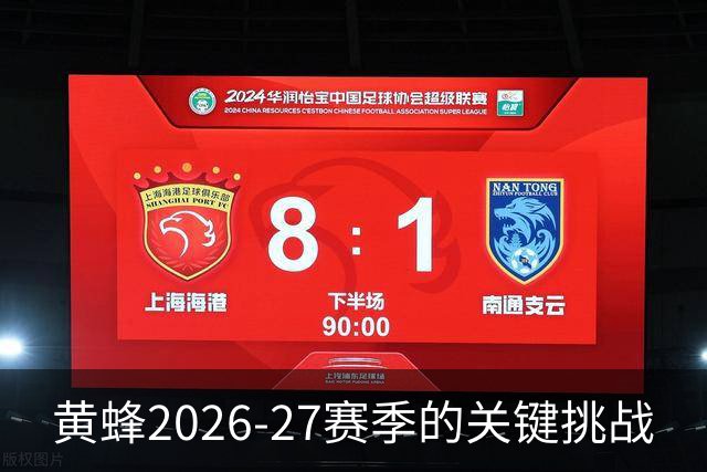 黄蜂2026-27赛季的关键挑战